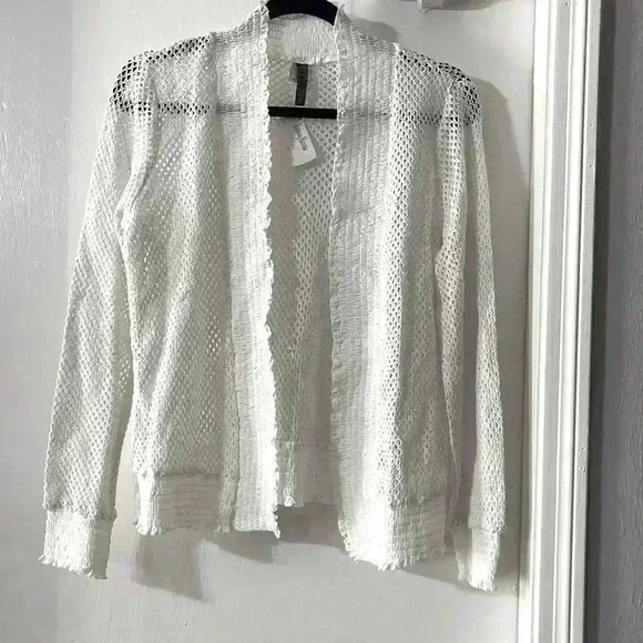 XCVI women’s white open cardigan - Picture 1 of 10